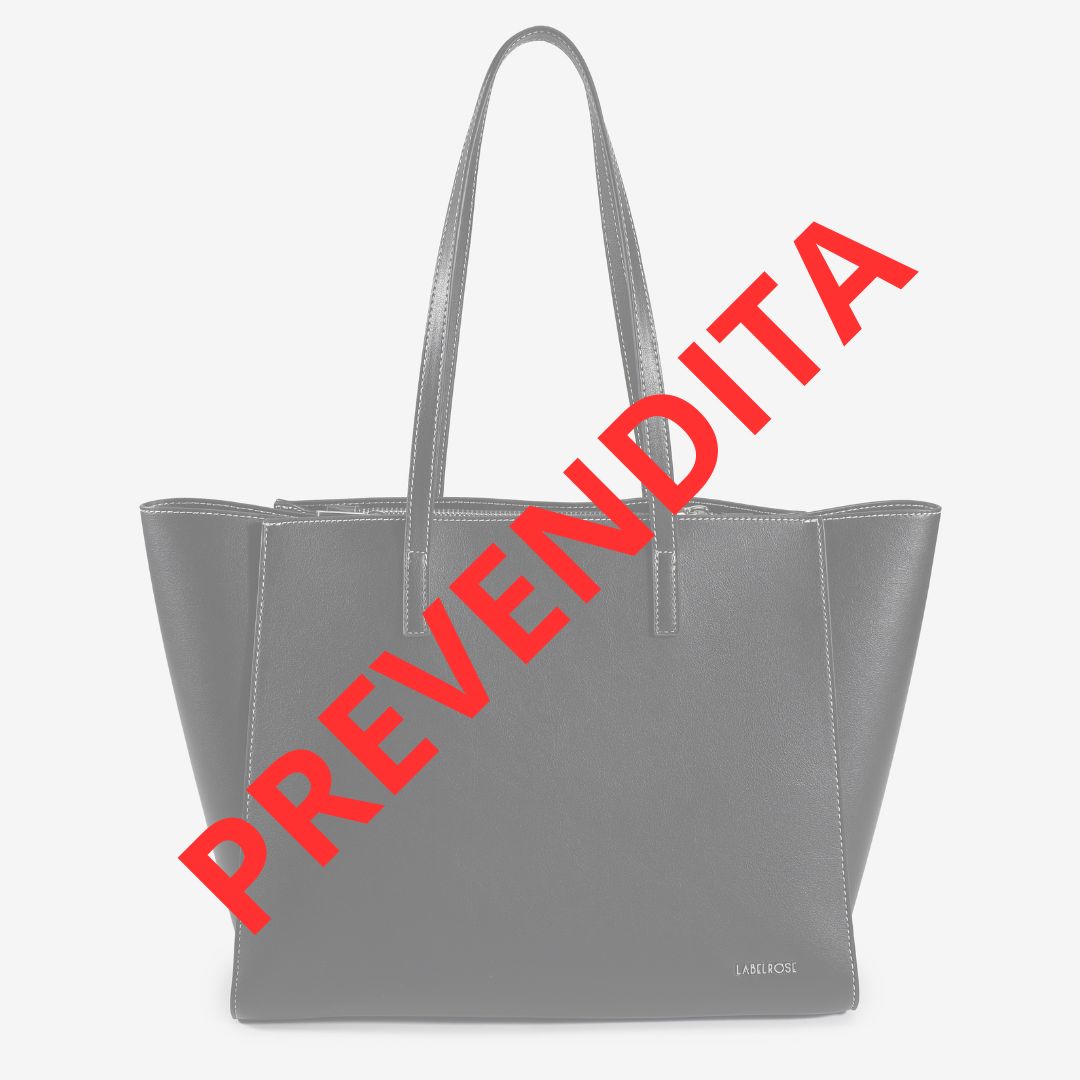 Borsa a spalla MELISSA BIG - BLACK SILVER PREVENDITA