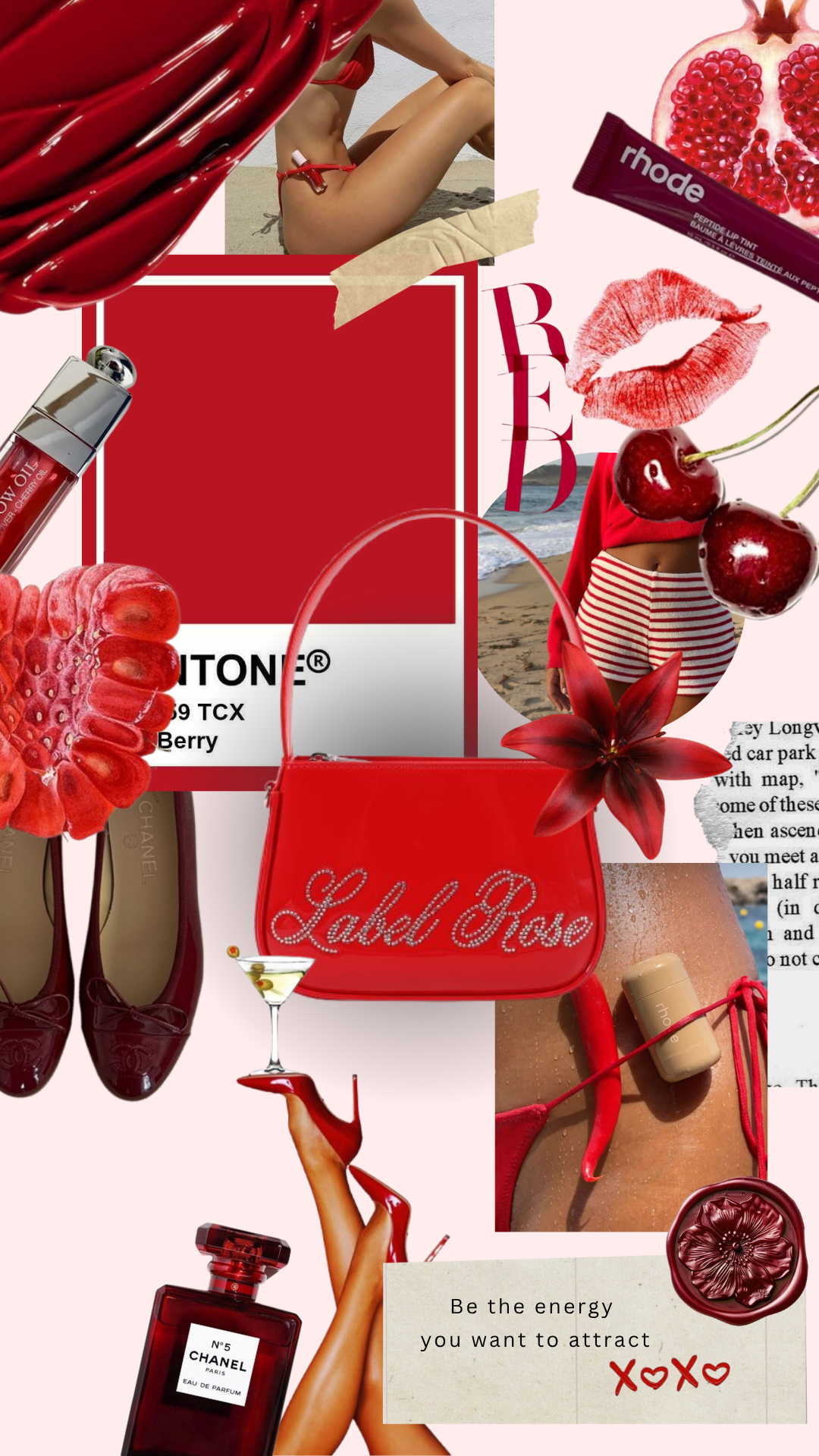 Mini bag in vernice LIBERTY - ROSSO