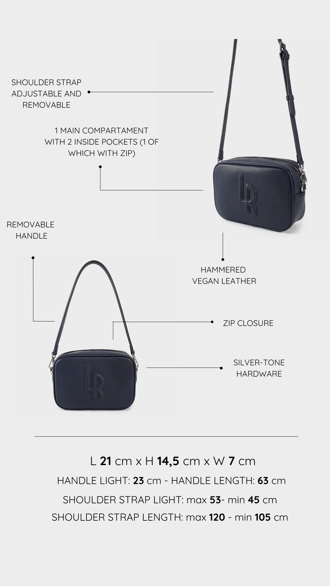 Borsa Camera Bag TERRY - DARK BLUE
