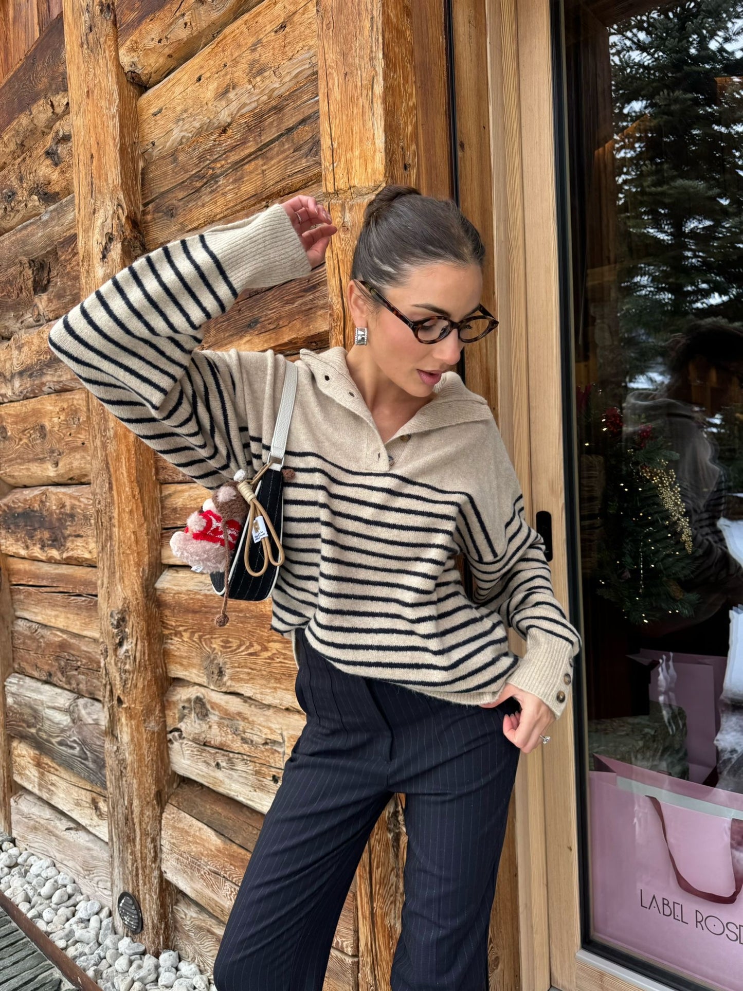 Borsa a spalla CHLO - NERO