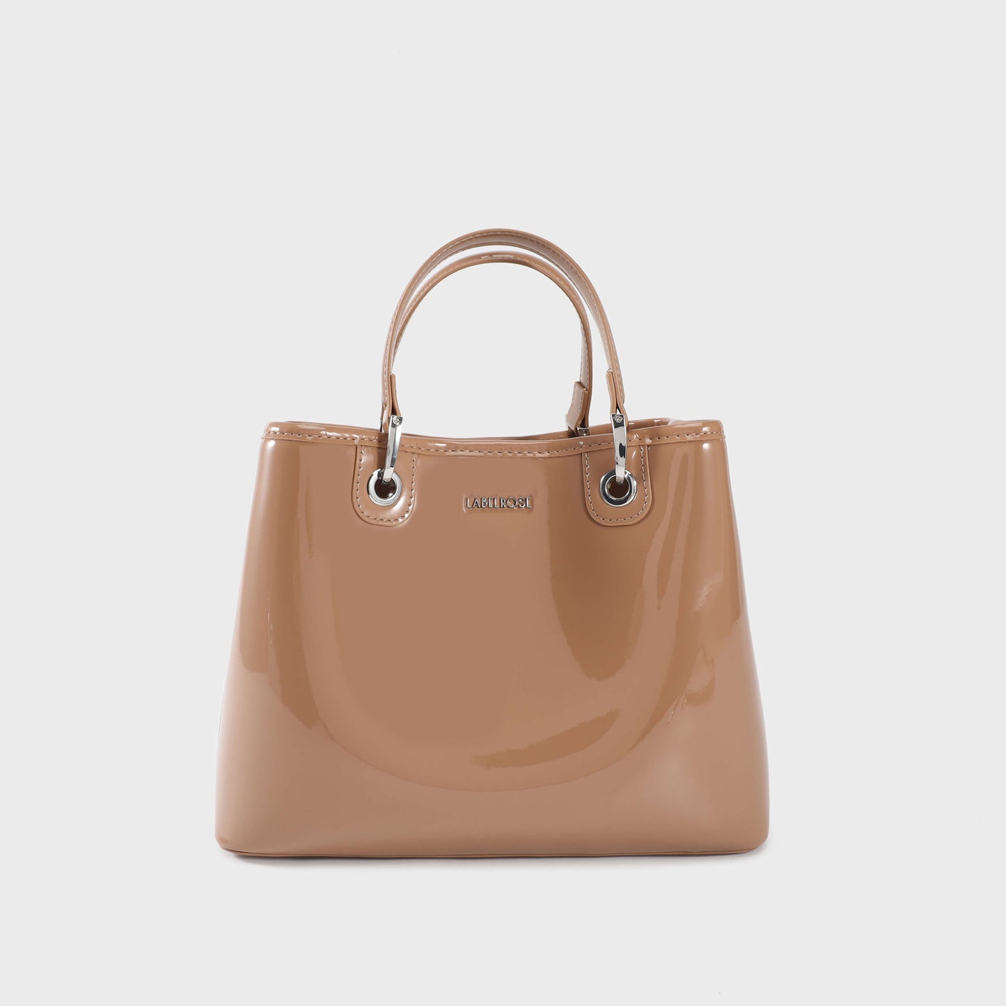 Borsa a mano MARGOT BIG VERNICE - TOAST