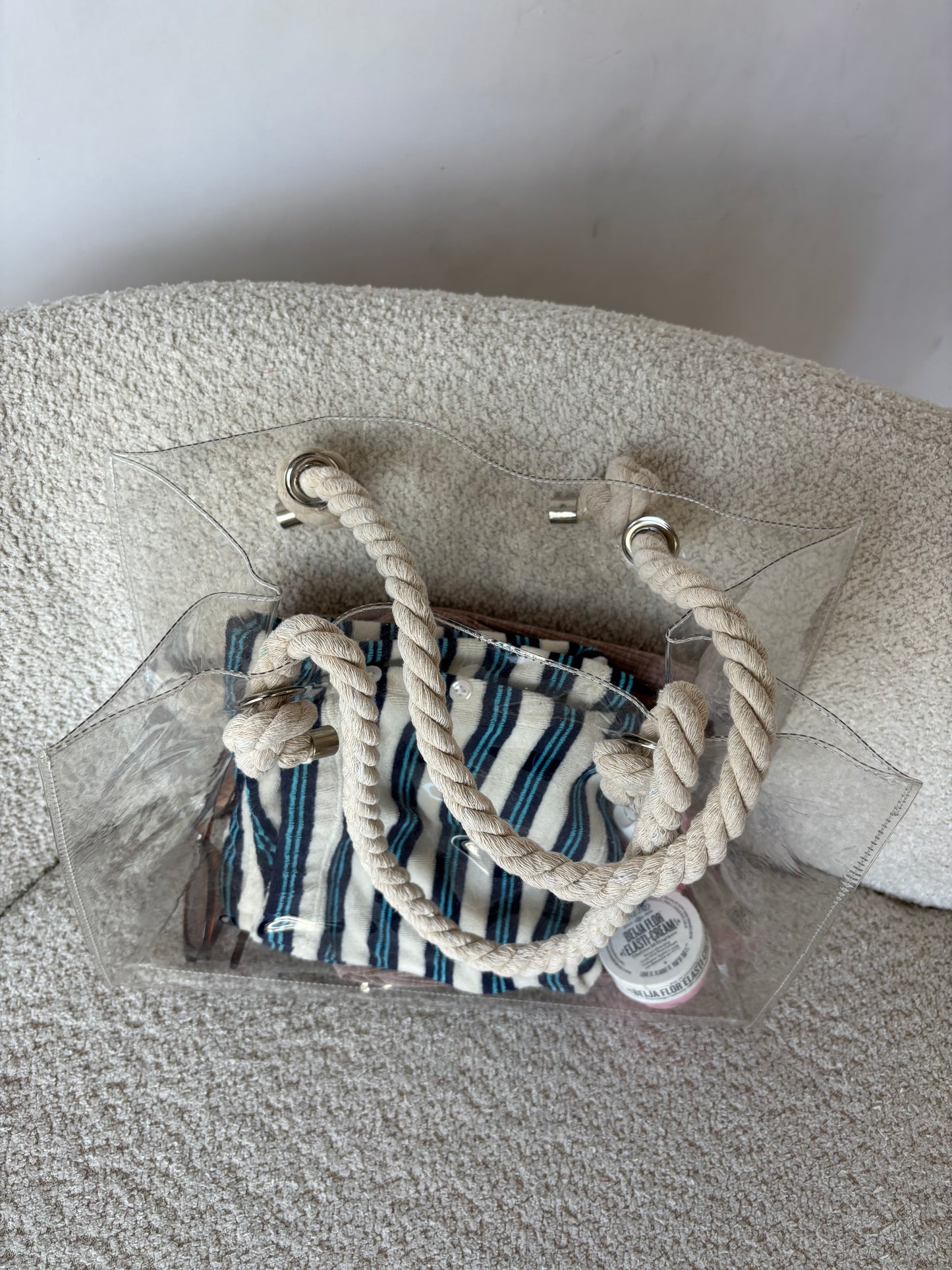 BORSA MARE ALEXIA - TRASPARENTE