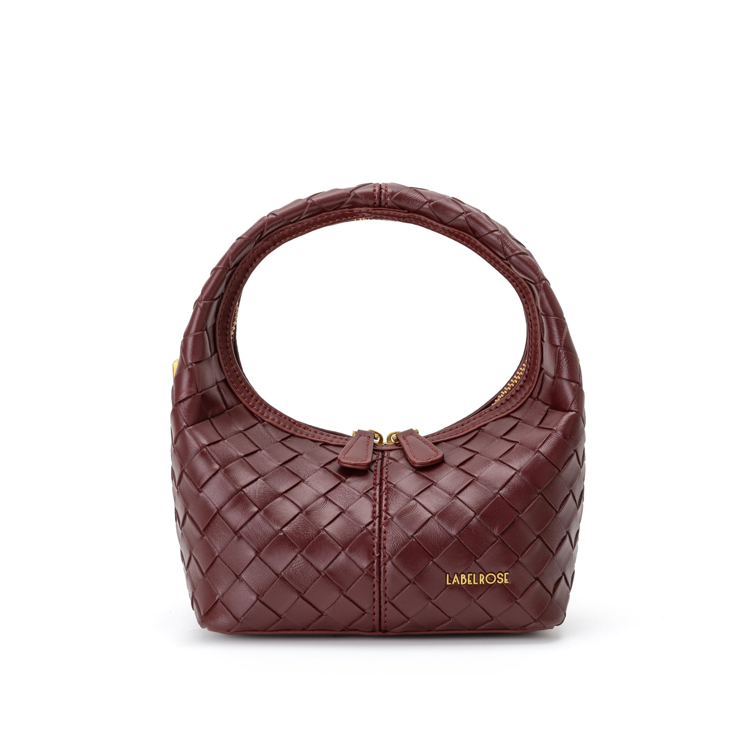 WEAVE ICON handbag - BURGUNDY