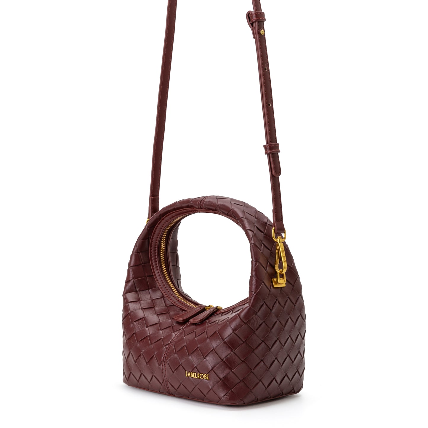 WEAVE ICON handbag - BURGUNDY
