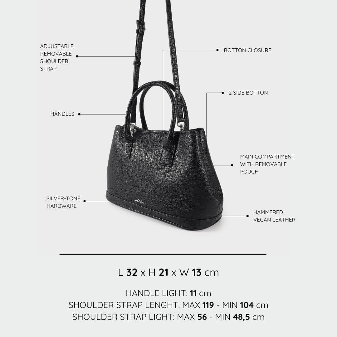 Borsa a mano LILITH BIG - BLACK