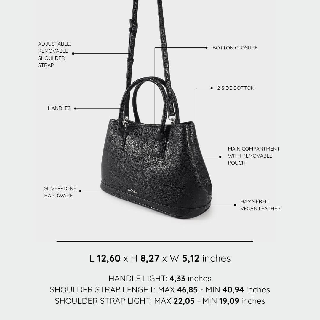 Borsa a mano LILITH BIG - BLACK