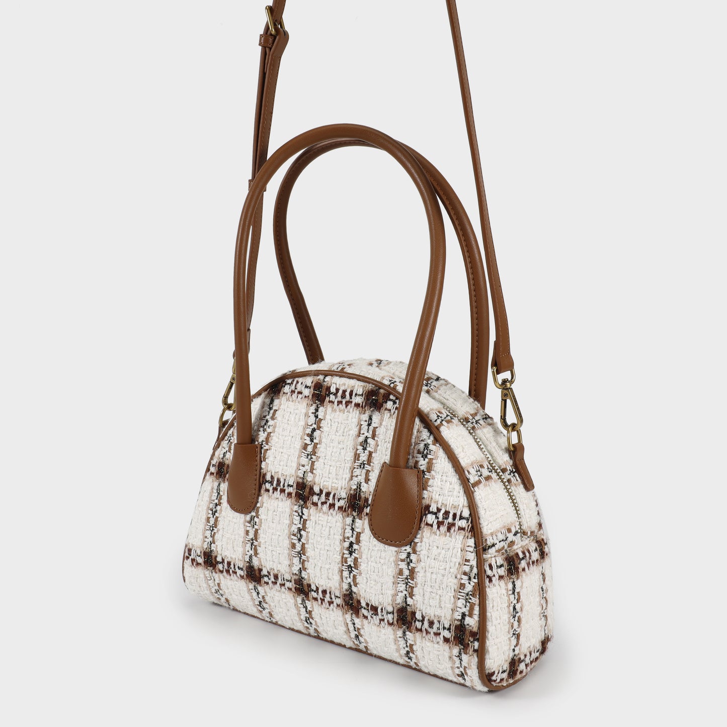 Mini bag a mano VIVIENNE - PANNA