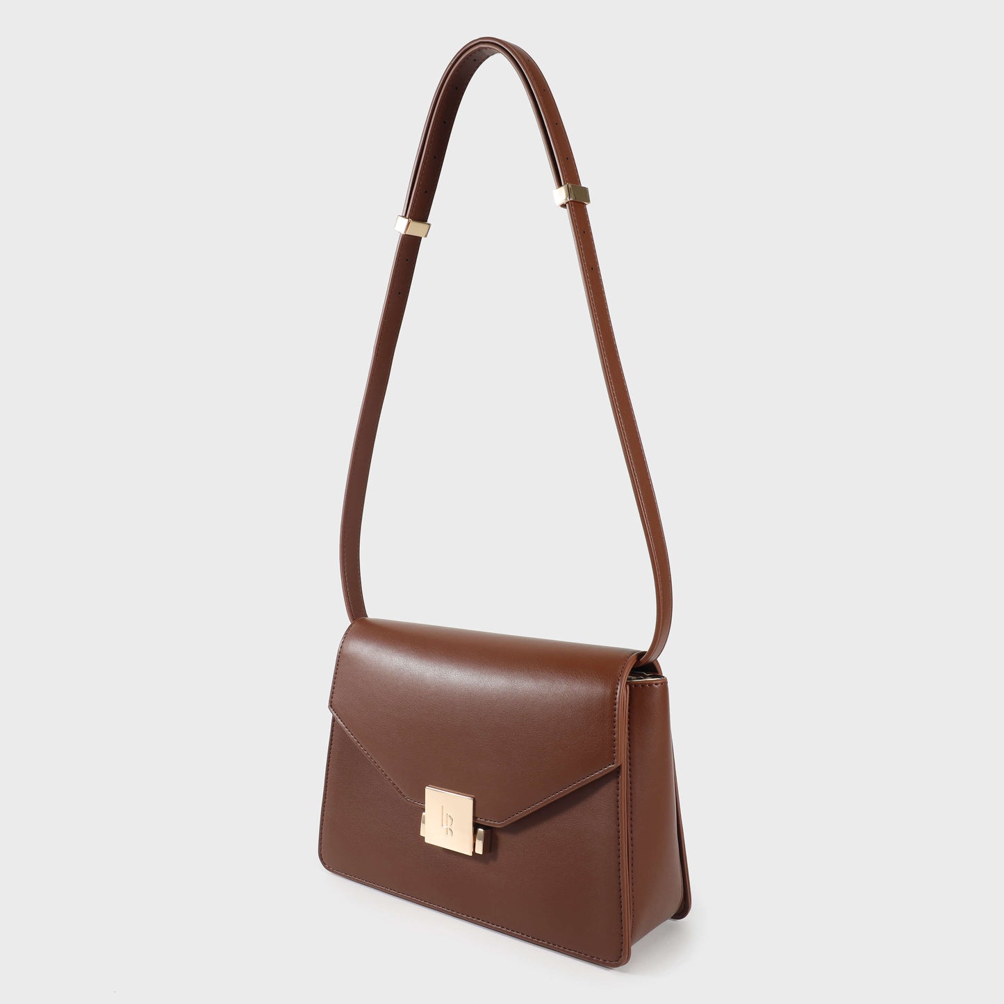 Borsa a tracolla AURA - BROWN