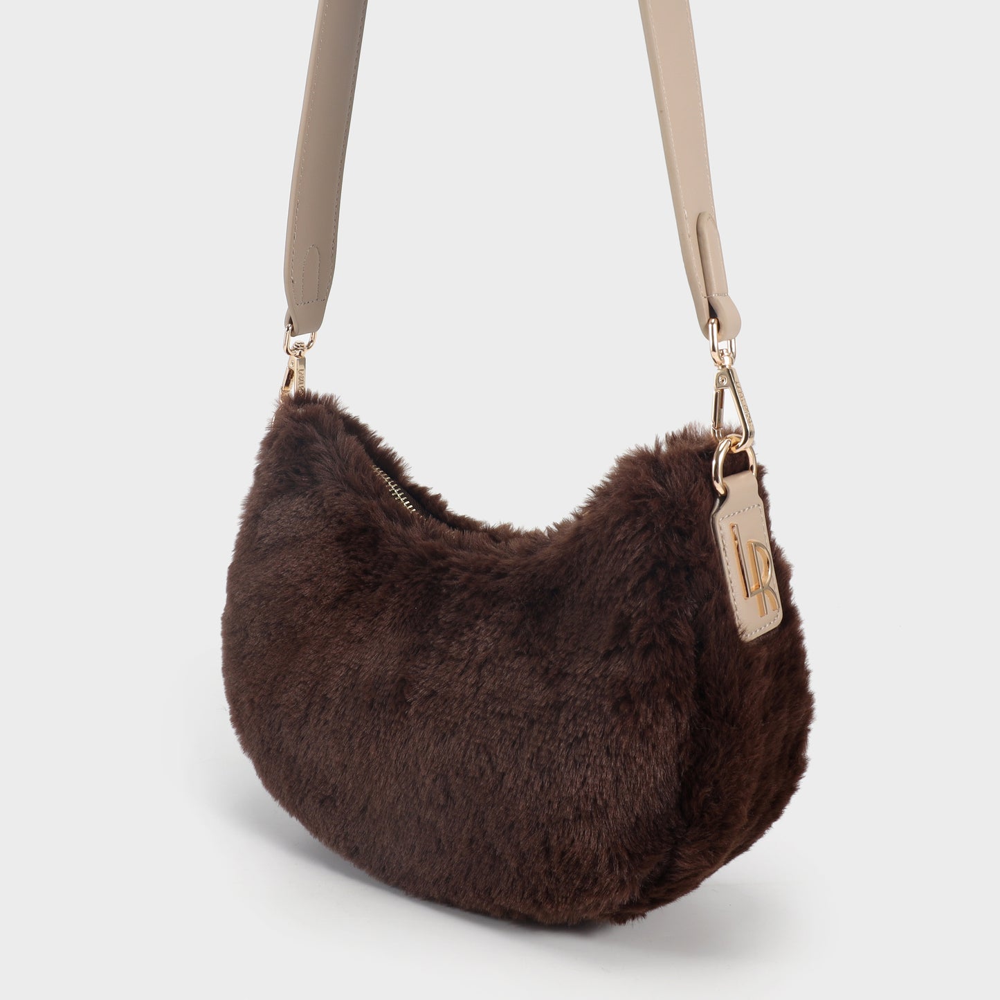 Borsa in teddy CAMILLA - MARRONE