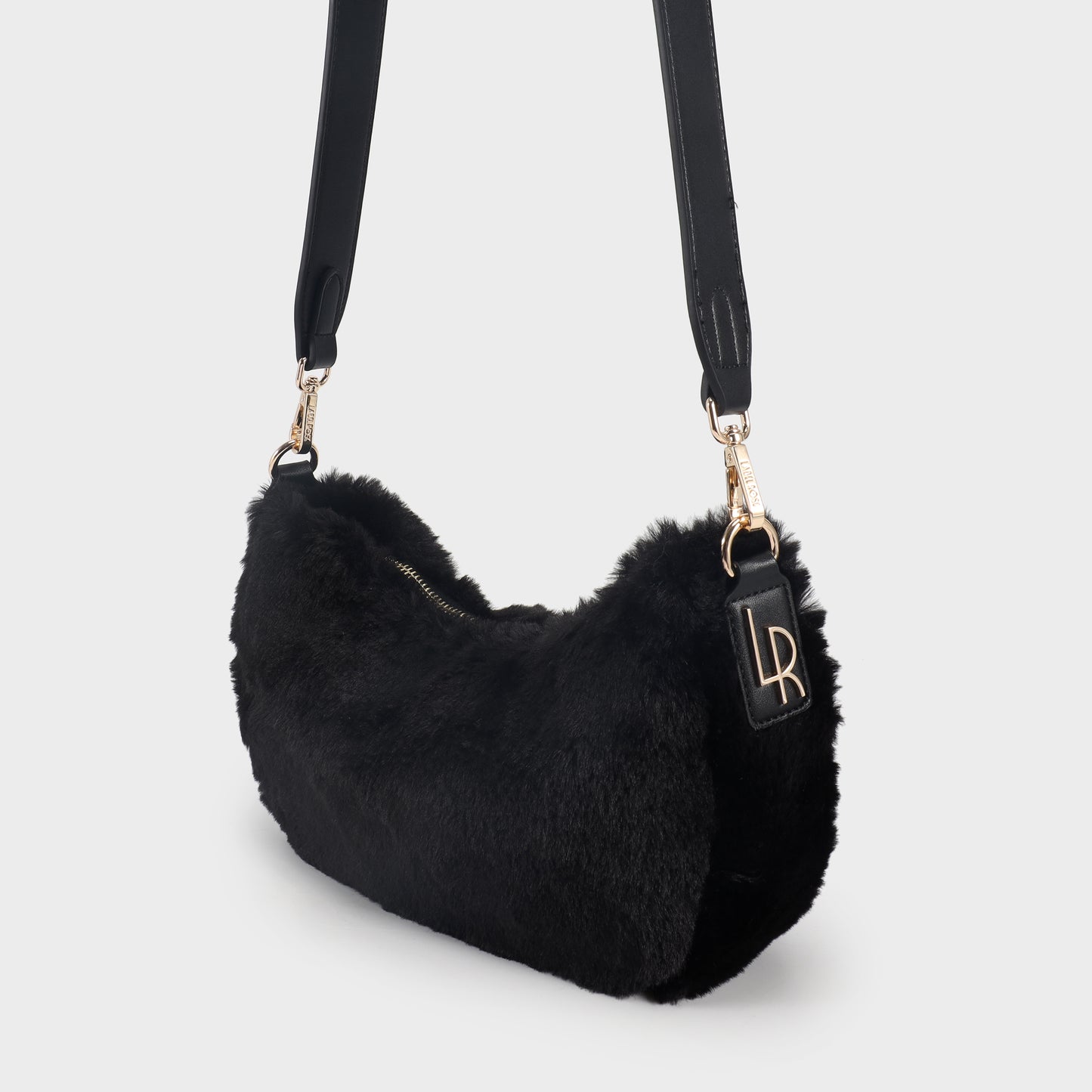 Borsa in teddy CAMILLA - NERO