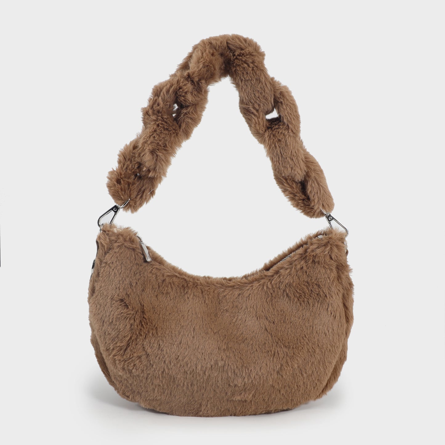 Borsa in teddy CAMILLA - TAUPE