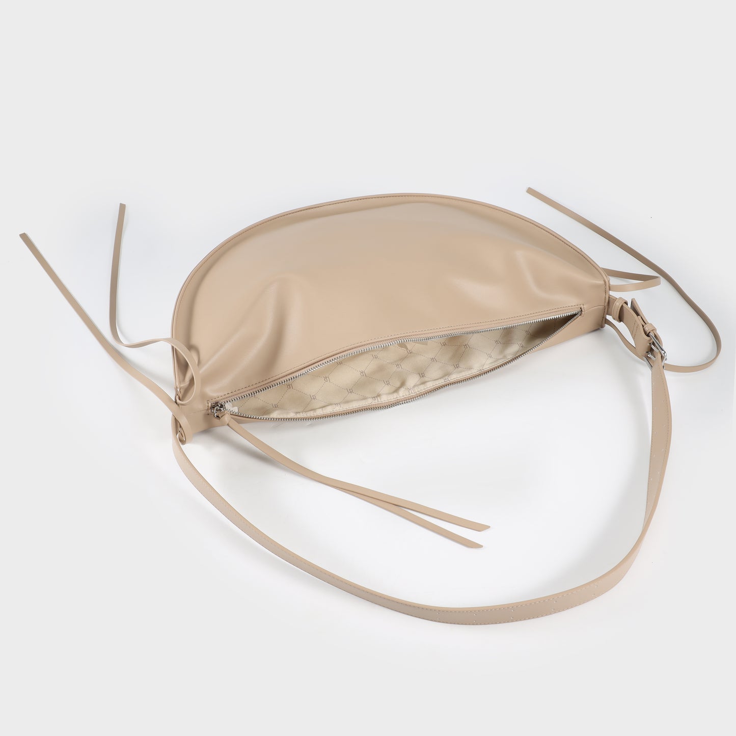 EMILY BIG Shoulder Bag - BEIGE