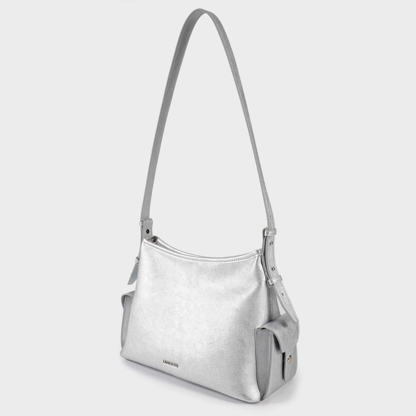 Borsa a spalla LEXI - SILVER