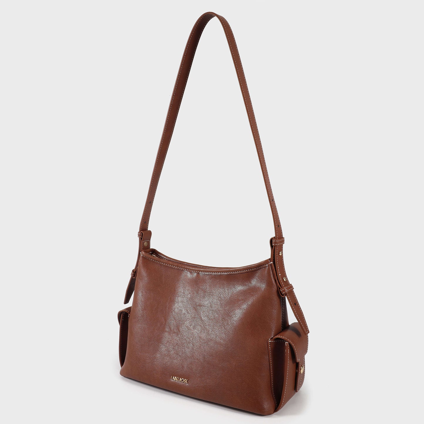 Borsa a spalla LEXI - LIGHT BROWN