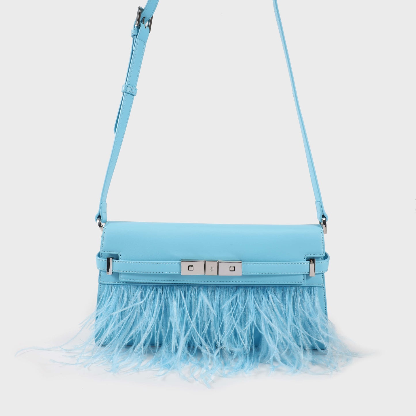Borsa a tracolla GRACE LONG LE - LIGHT BLUE