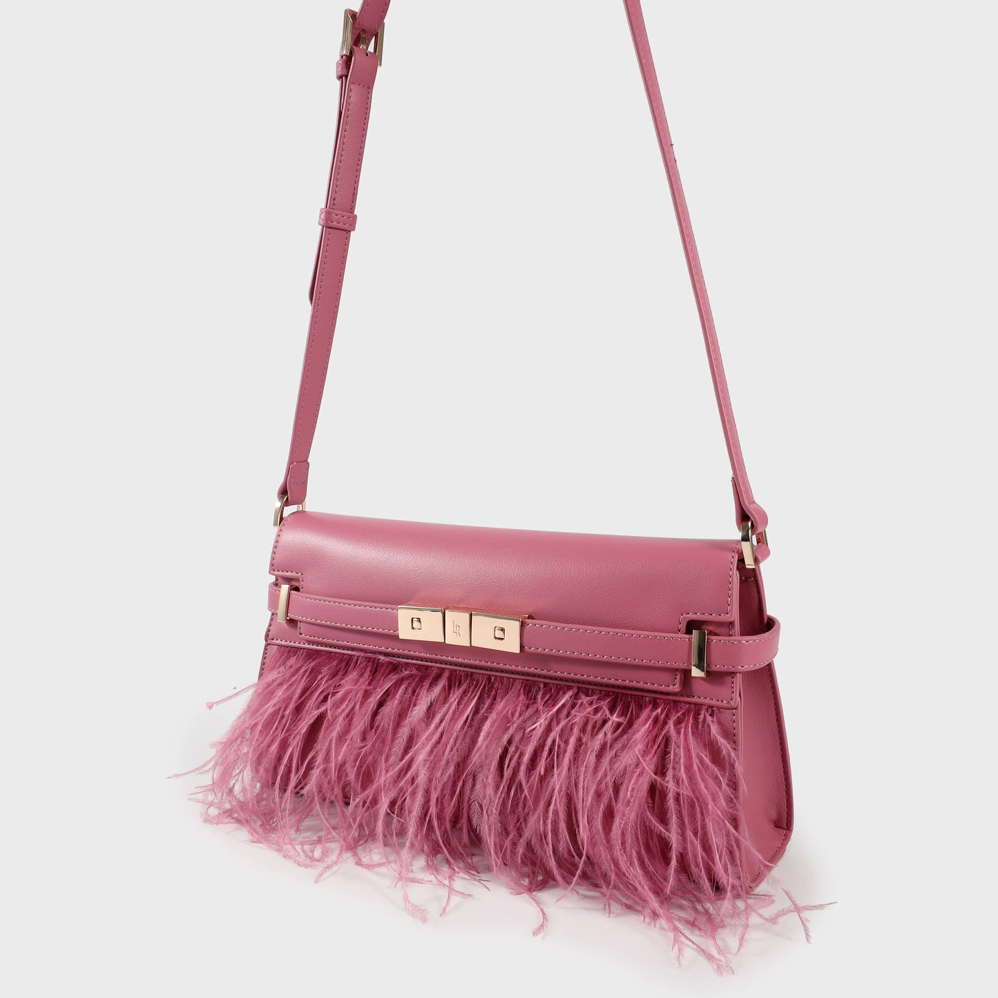Borsa a tracolla GRACE LONG LE - TAFFY PINK
