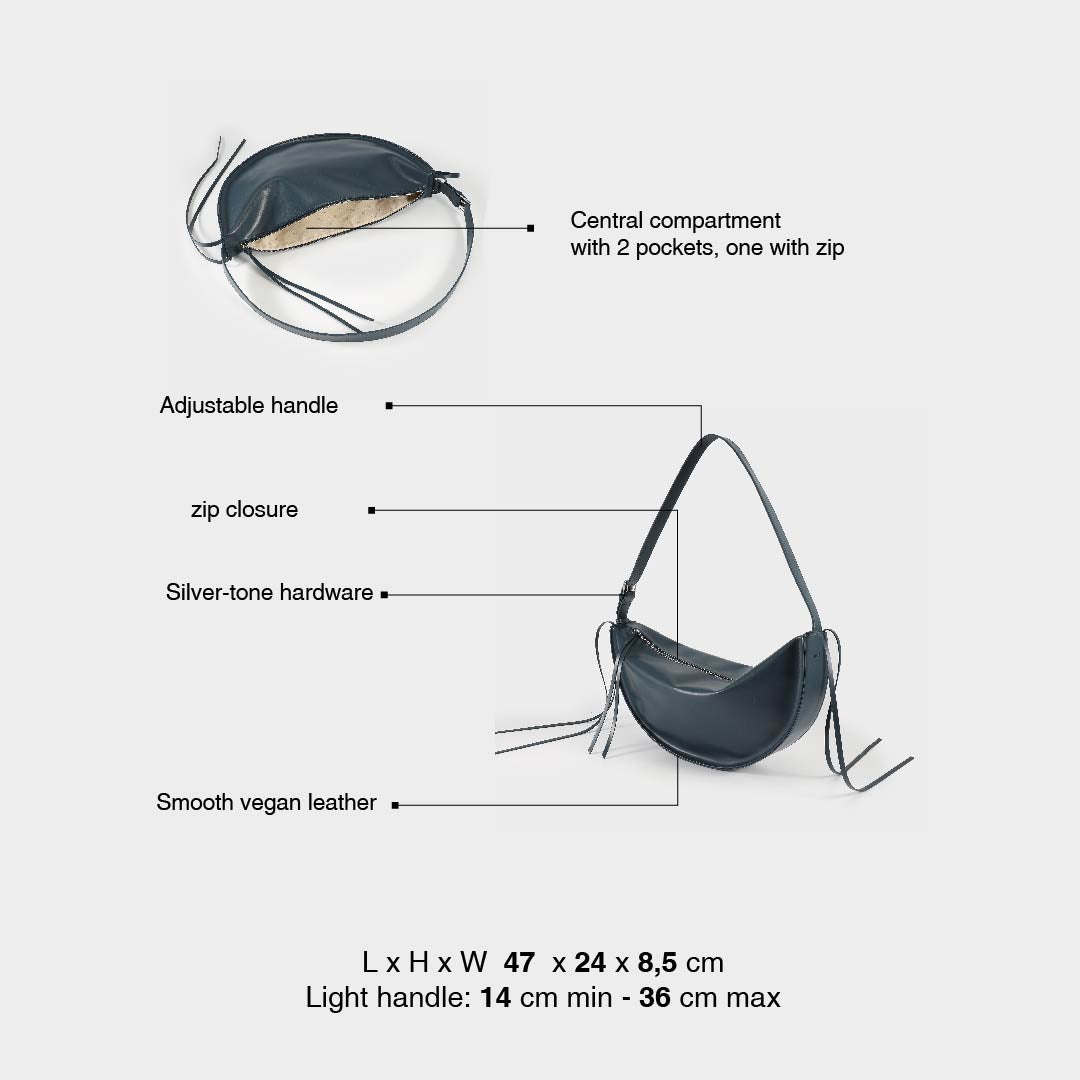 EMILY BIG Shoulder Bag - BLUETTE