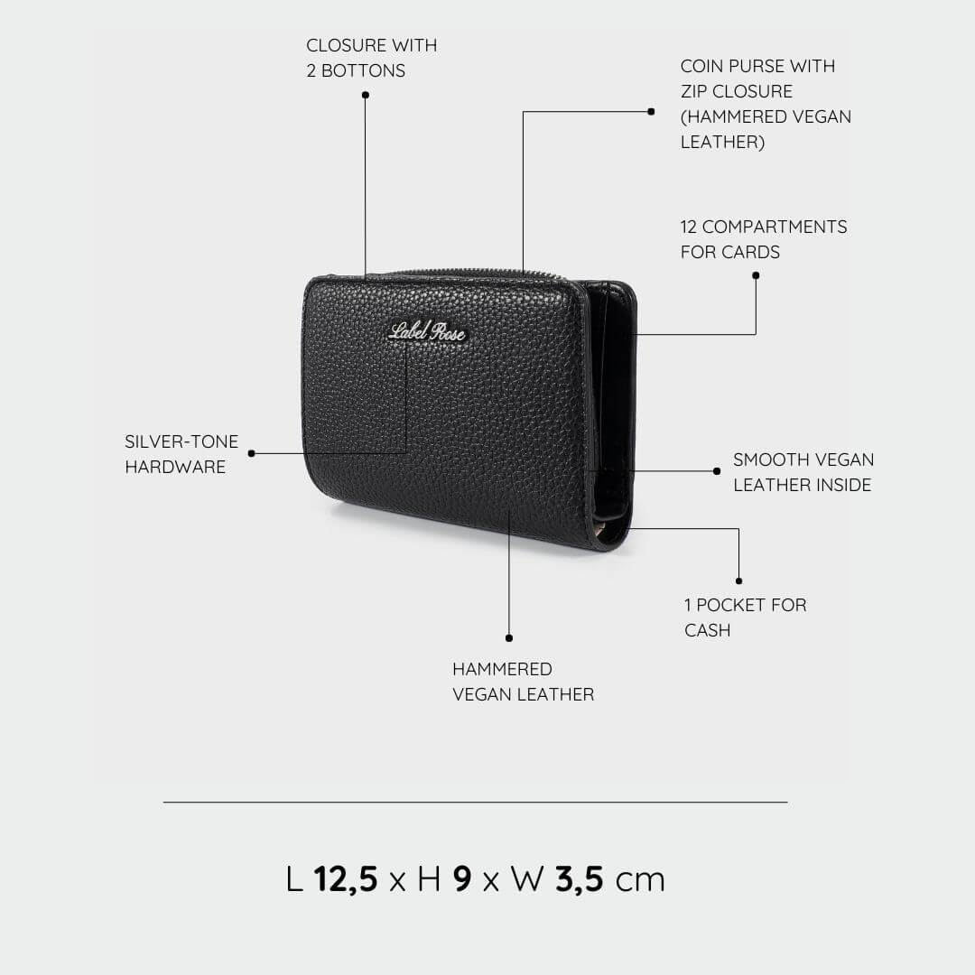 Portafoglio LILITH WALLET - BLACK