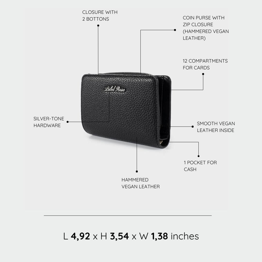 Portafoglio LILITH WALLET - BLACK