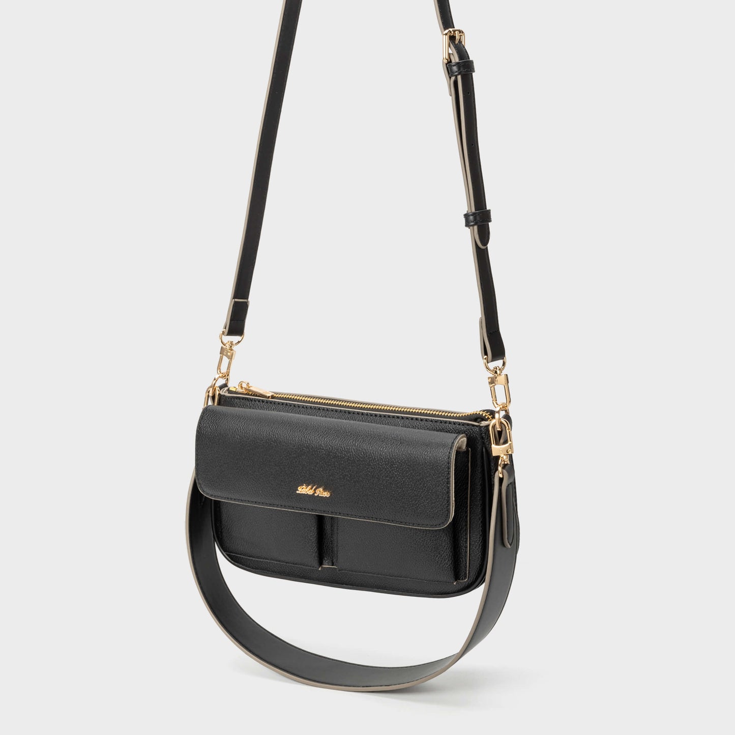 Borsa a spalla SABRINA - BLACK GOLD