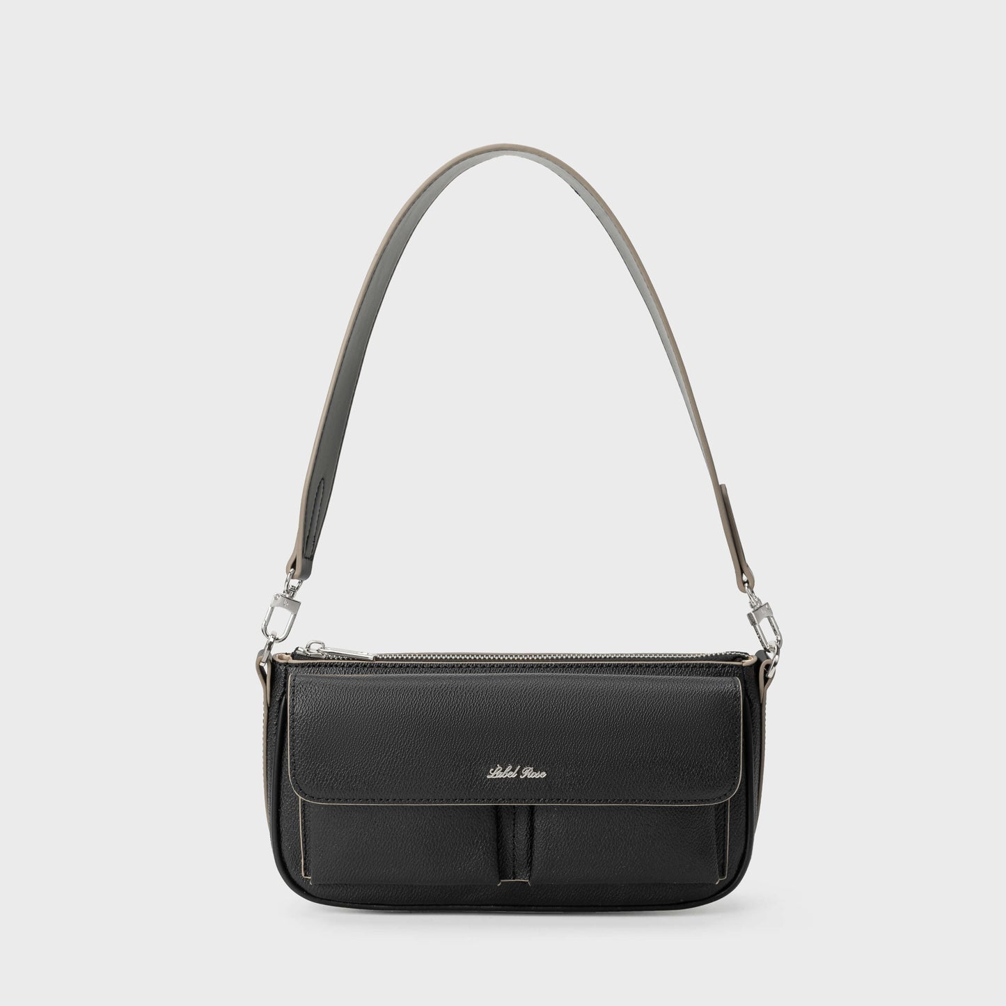 Borsa a spalla SABRINA - BLACK SILVER