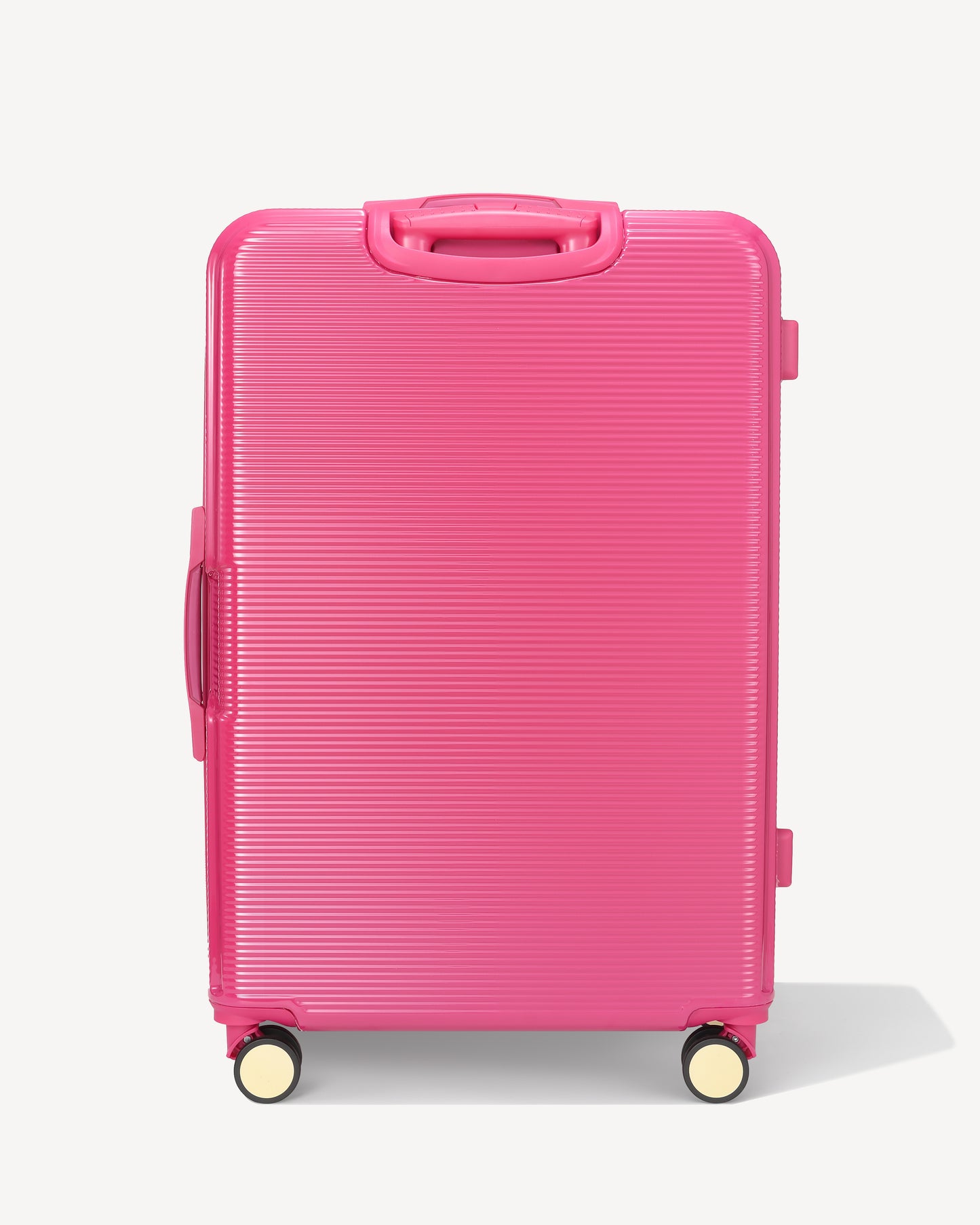 Valigia da stiva quattro ruote lucido - FUXIA