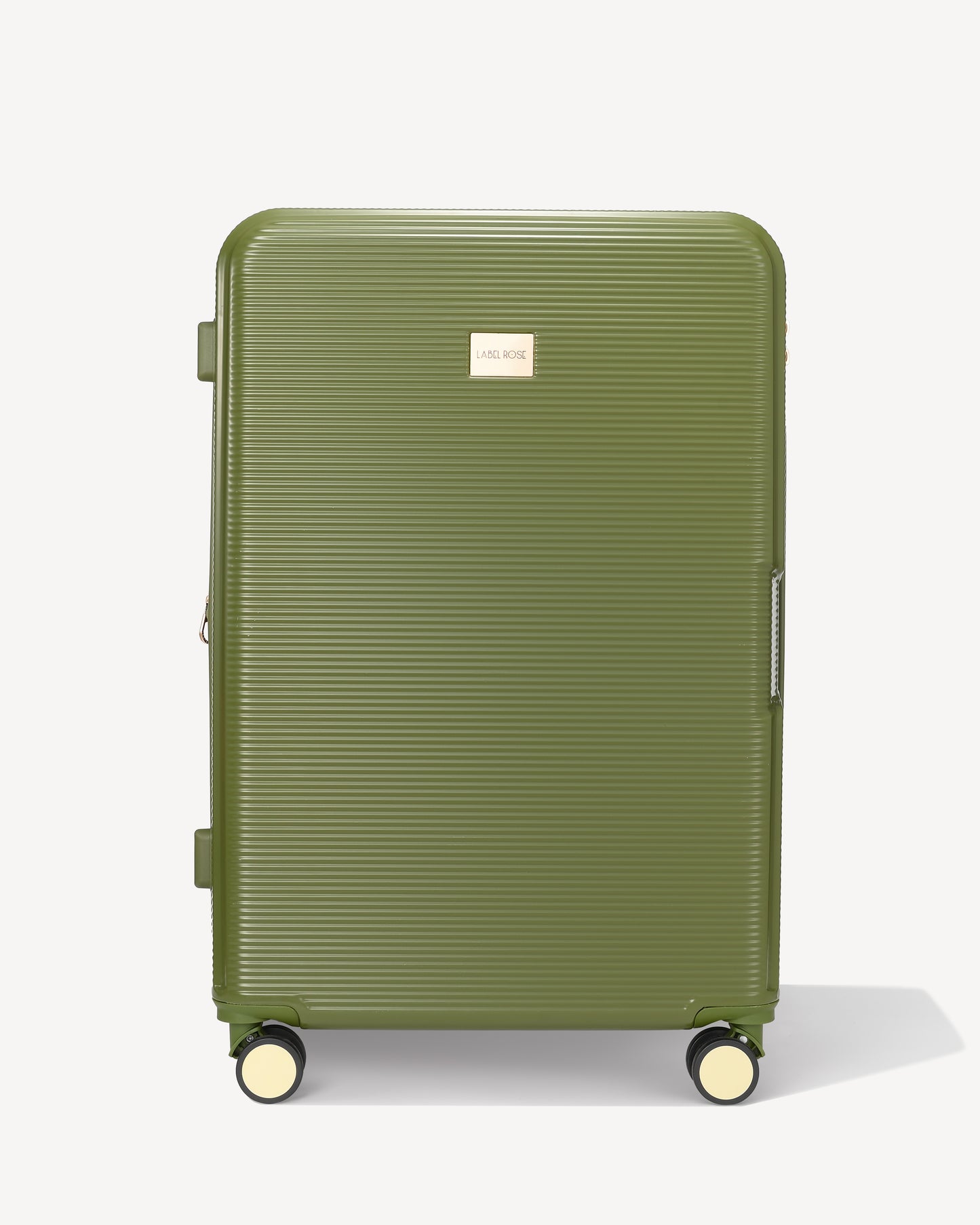 Shiny hold suitcase four wheels - GREEN