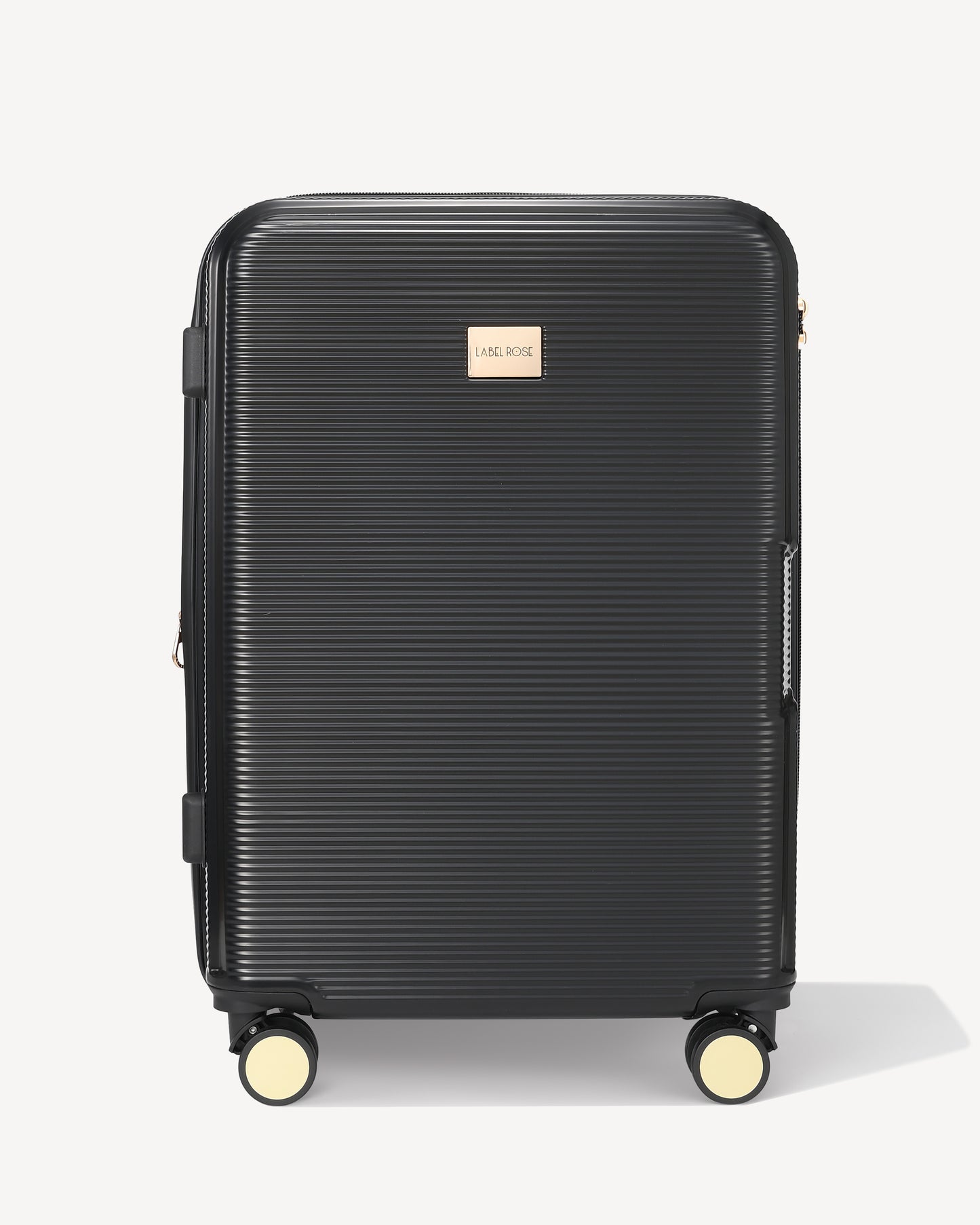 Valigia trolley lucido quattro ruote - NERO