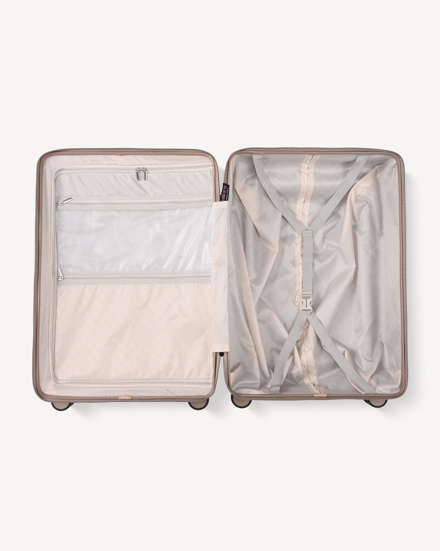 Valigia trolley opaco quattro ruote - TAUPE