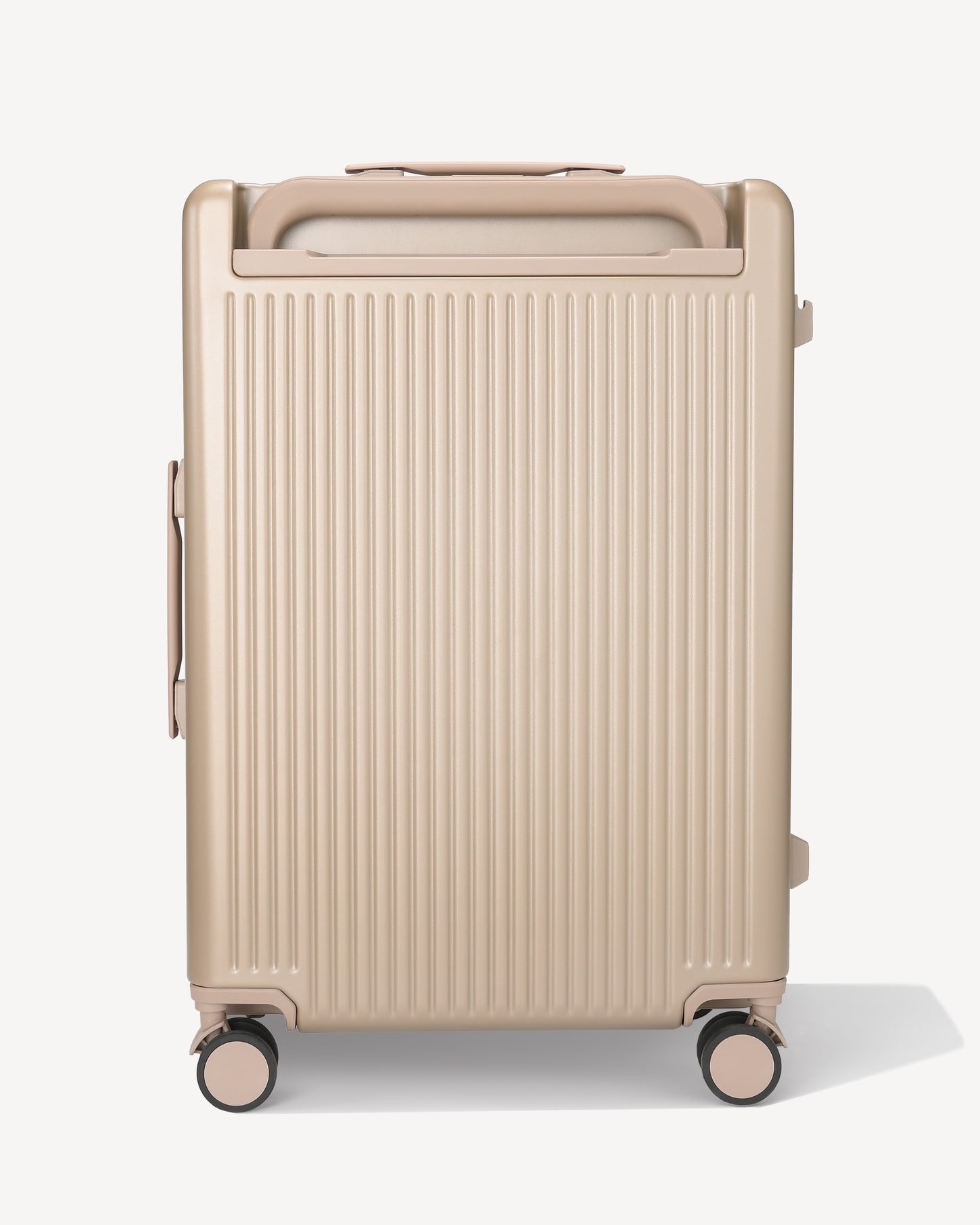 Valigia trolley opaco quattro ruote - TAUPE