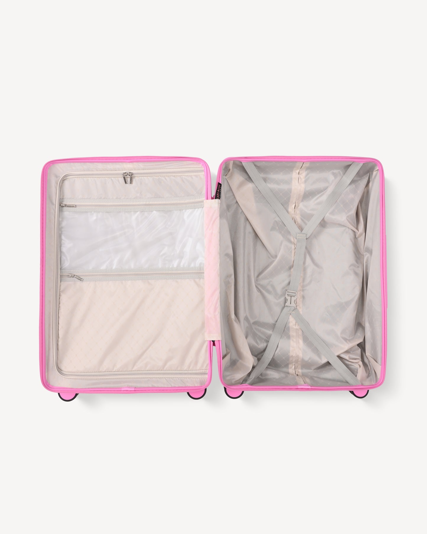 Valigia trolley opaco quattro ruote - ROSA