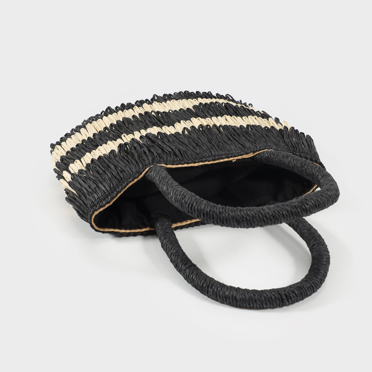 Borsa costiera BTB Los Angeles Chloe paglia rattan impreziosita da Borsa costiera BTB Los Angeles Chloe paglia rattan impreziosita da