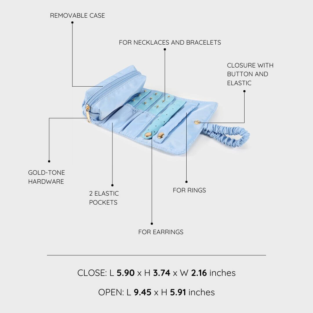 Jewelry Case - LIGHT BLUE