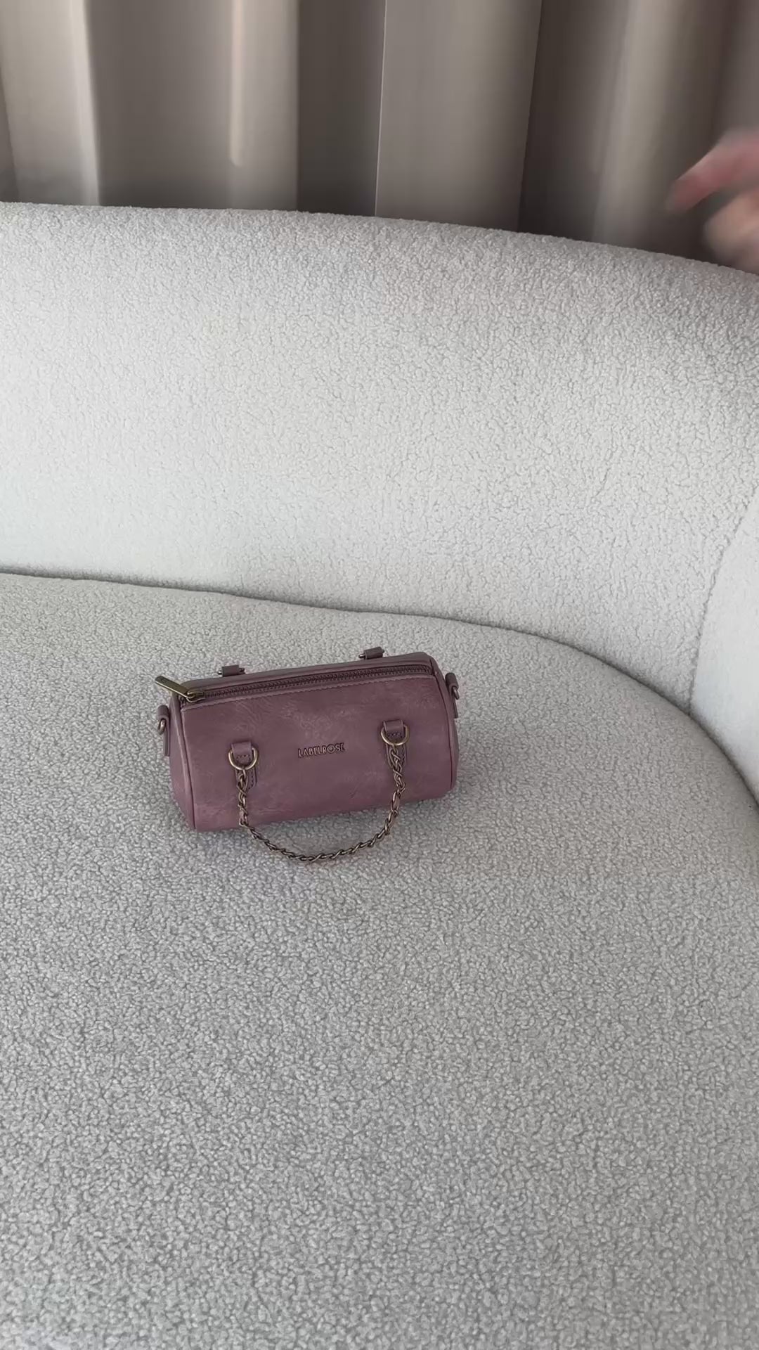 Load and play video in Gallery viewer, Mini bag AMELIE - MALLOW