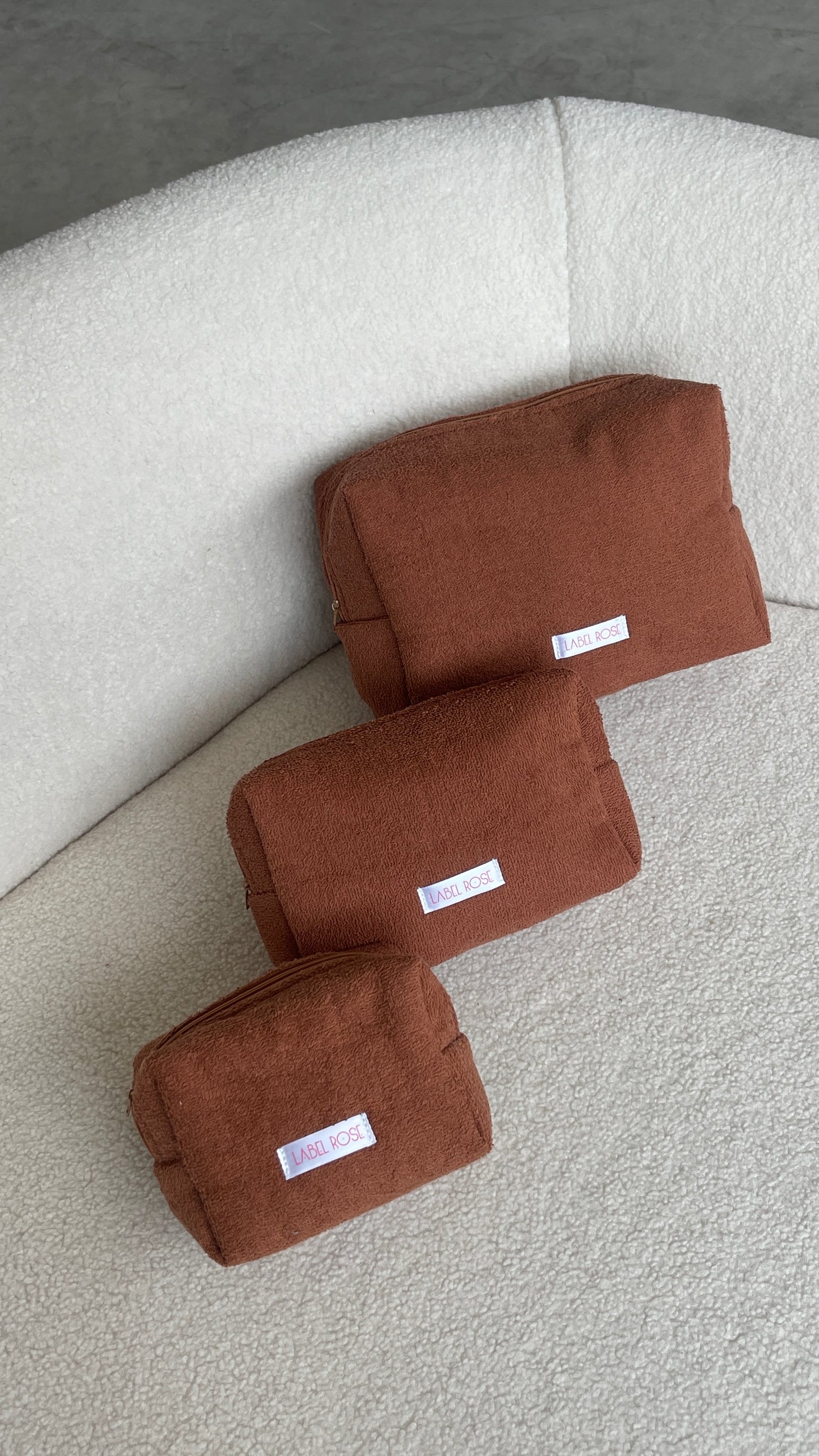 Trousse in spugna BIG - MARRONE