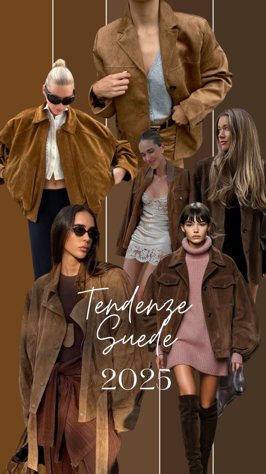 Tendenze suede 2025: borse, scarpe e outfit da copiare subito