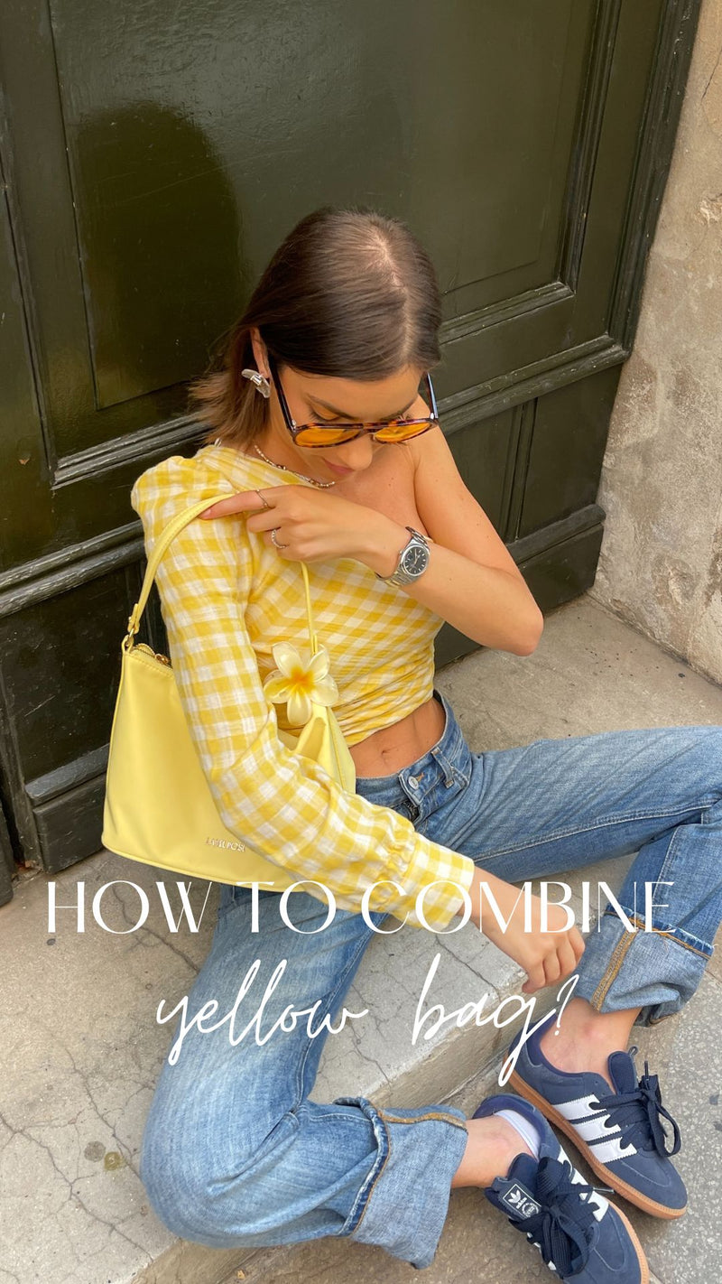 Come abbinare una borsa gialla