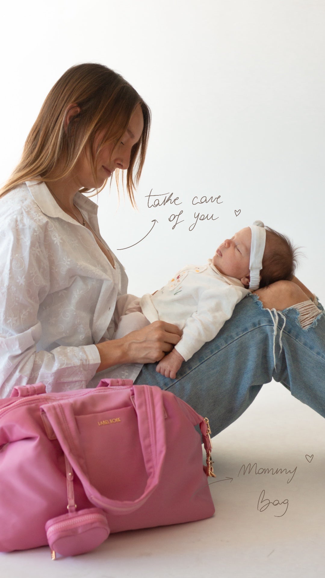 Borsa organizer MOMMY BAG - PINK