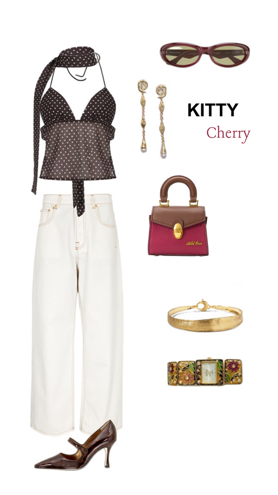 Mini bag KITTY - CHERRY