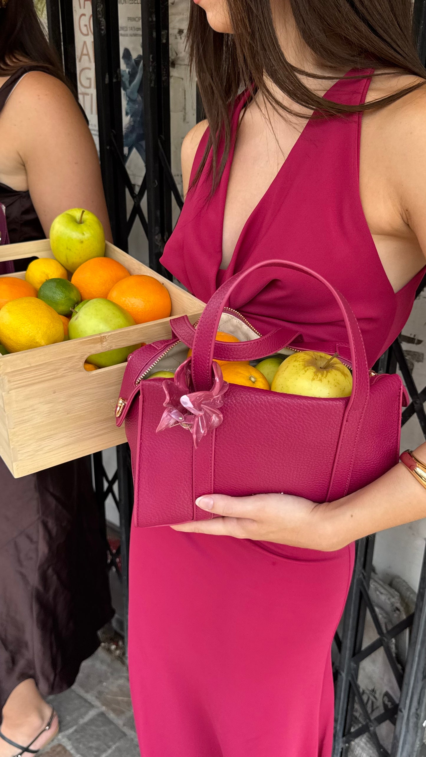 Borsa bauletto ELLEN - MAGENTA