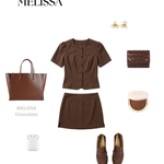 Bolso de mano MELISSA - CHOCOLATE