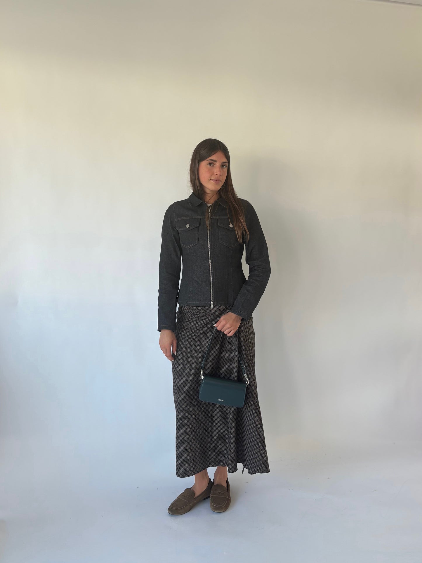 Borsa a spalla NICOLE - PEACOCK