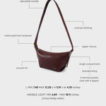 Borsa a spalla DANI- WINE - SENZA IMBALLAGGIO ORIGINALE