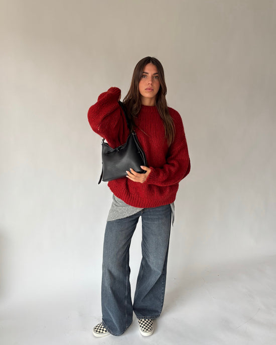 Bolso de hombro BROOKE - BLACK SILVER