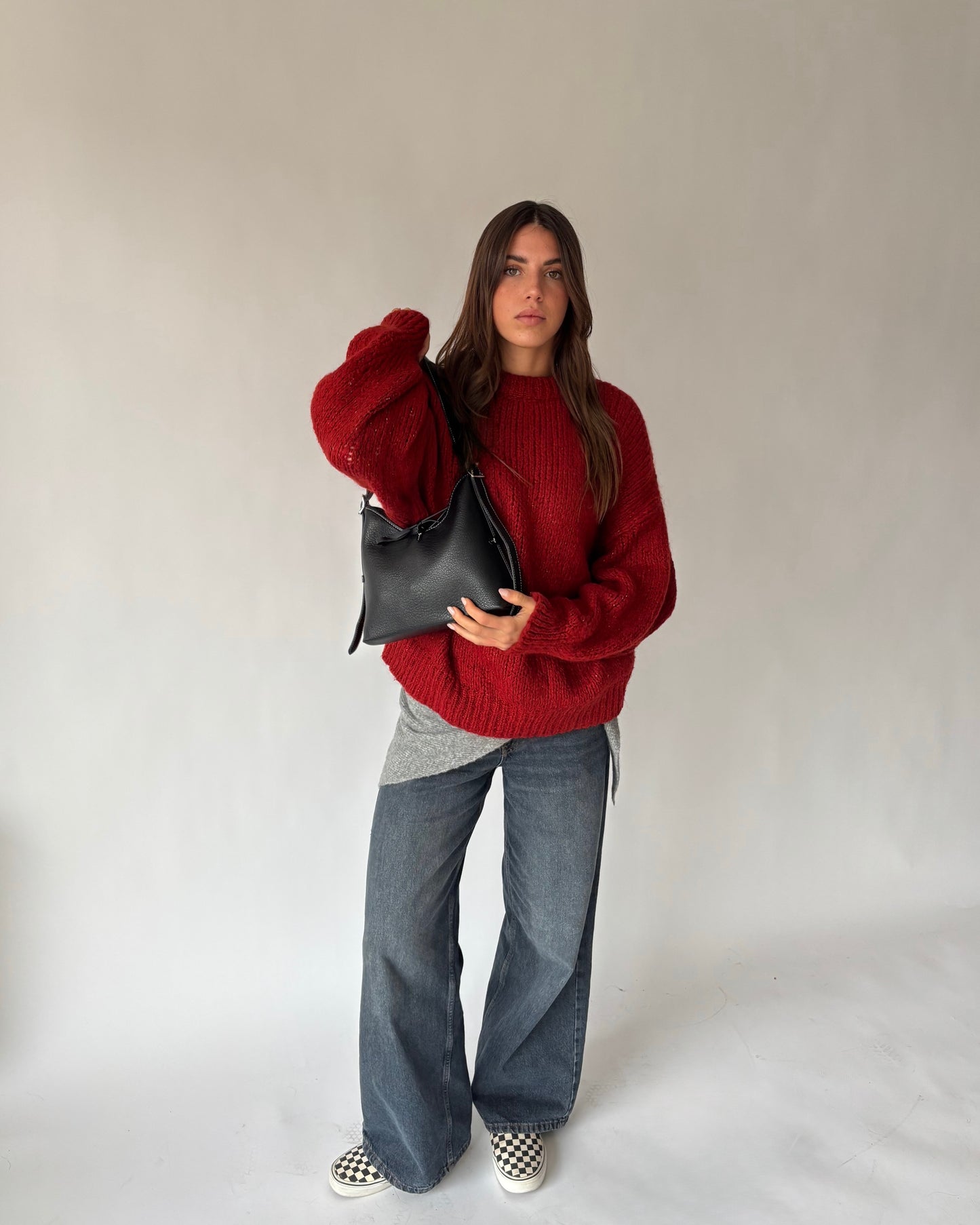 BROOKE Shoulder Bag - BLACK SILVER