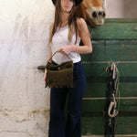 Borsa a secchiello RILEY - VERDE