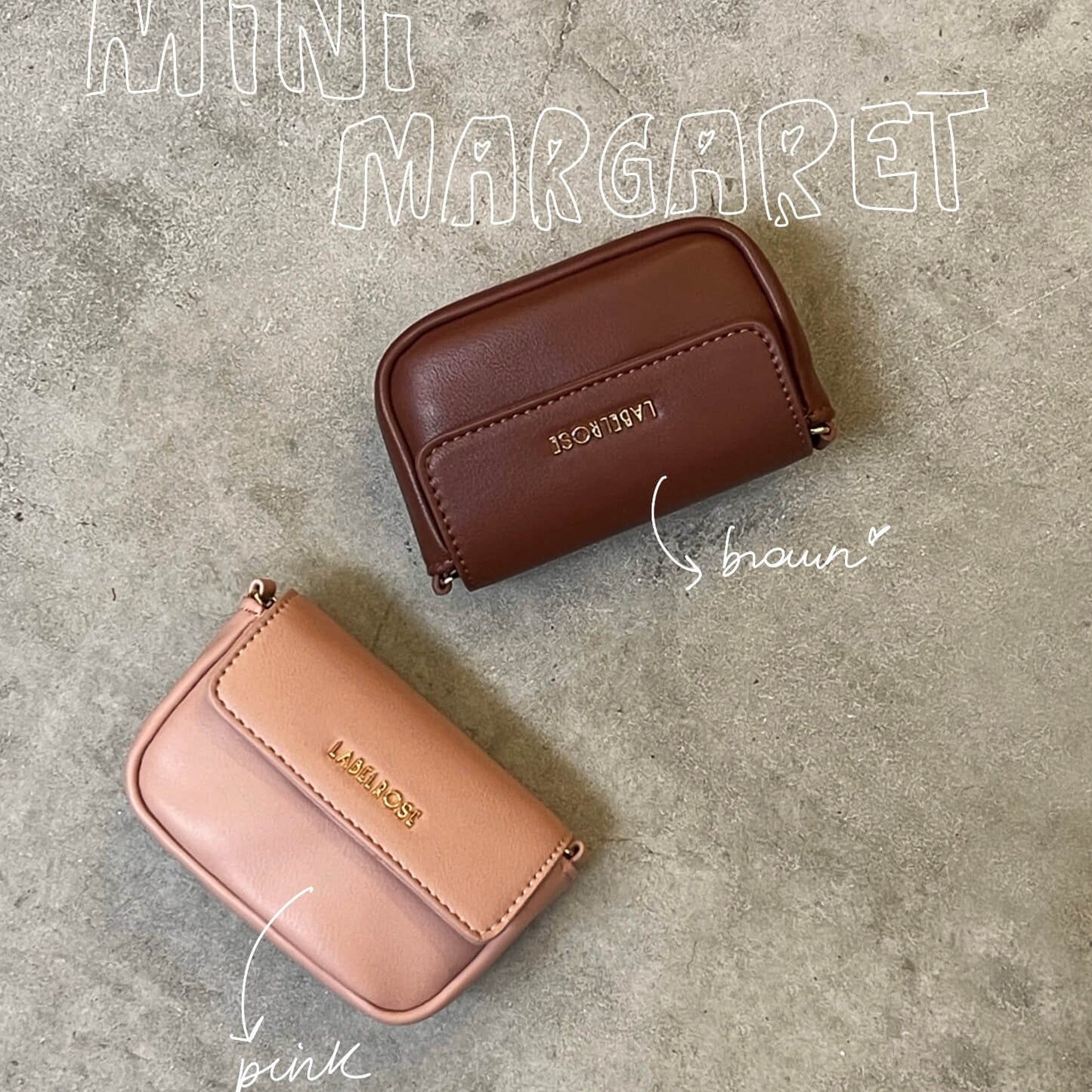 MINI MARGARET mini bag - BROWN