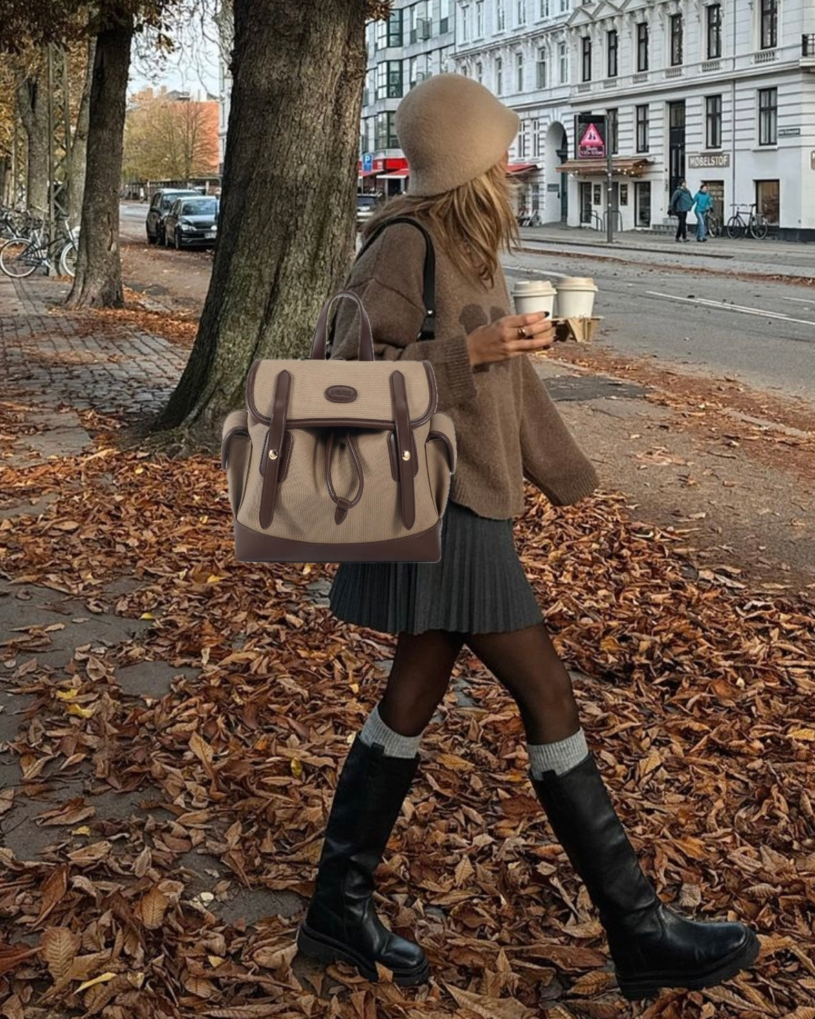 ROSIE Backpack - BEIGE