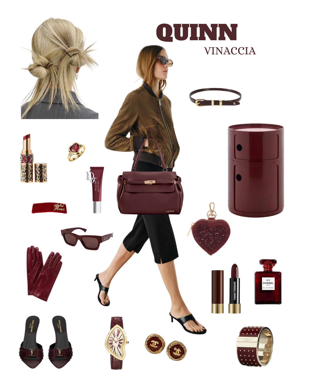 Borsa a tracolla QUINN- VINACCIA