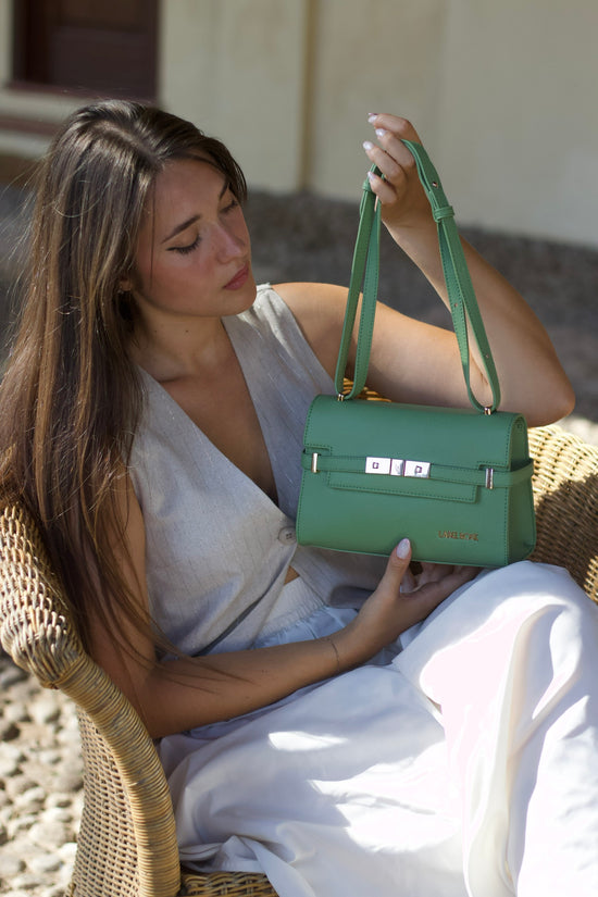 Borsa a spalla GRACE SPALLA - VERDE PRATO